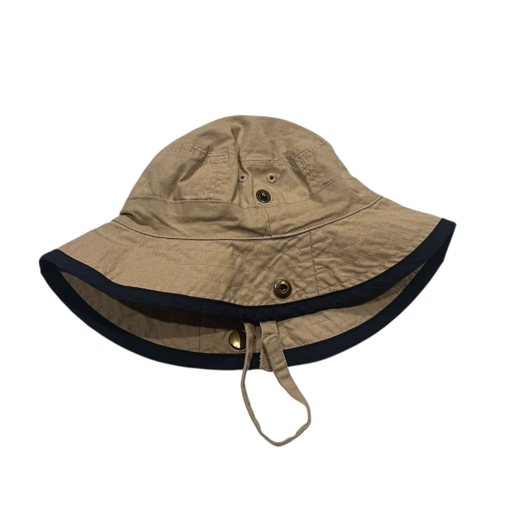 Old Navy Tan and Navy Kids Bucket Hat